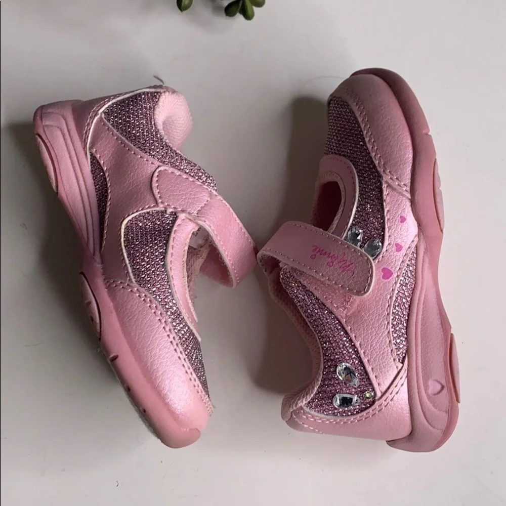 Disney Princess Minnie Mouse Pink Mary Jane Shoes 6.5